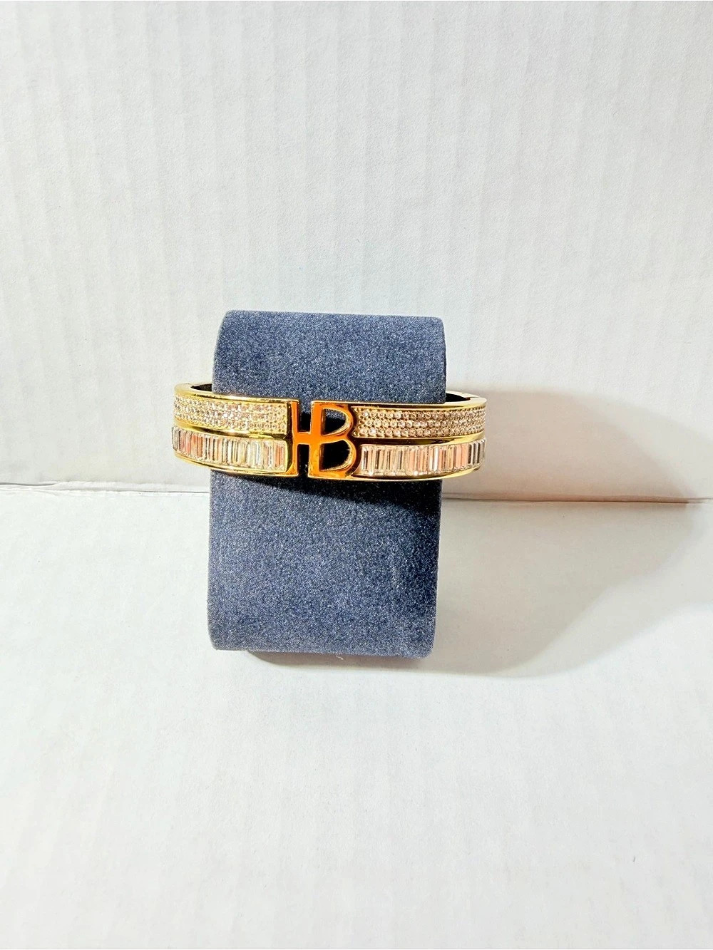 Henri Bendel Crystal-Set Gold-Tone Bracelet